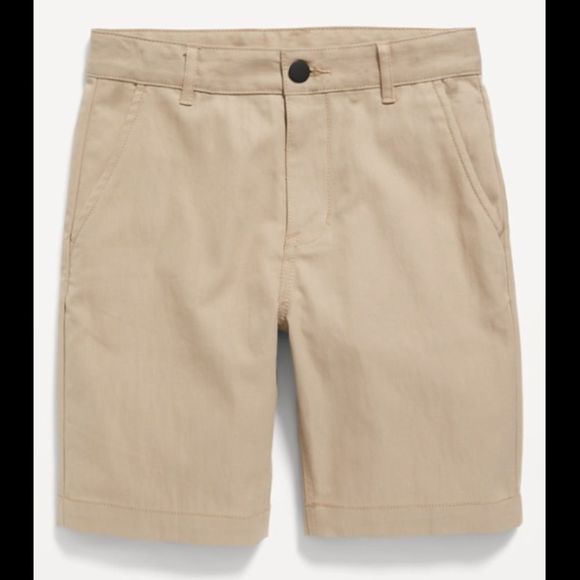 NEW NWT Two Pack Straight Built-In Flex Tech Twill Uniform Boys Shorts - Picture 1 of 3